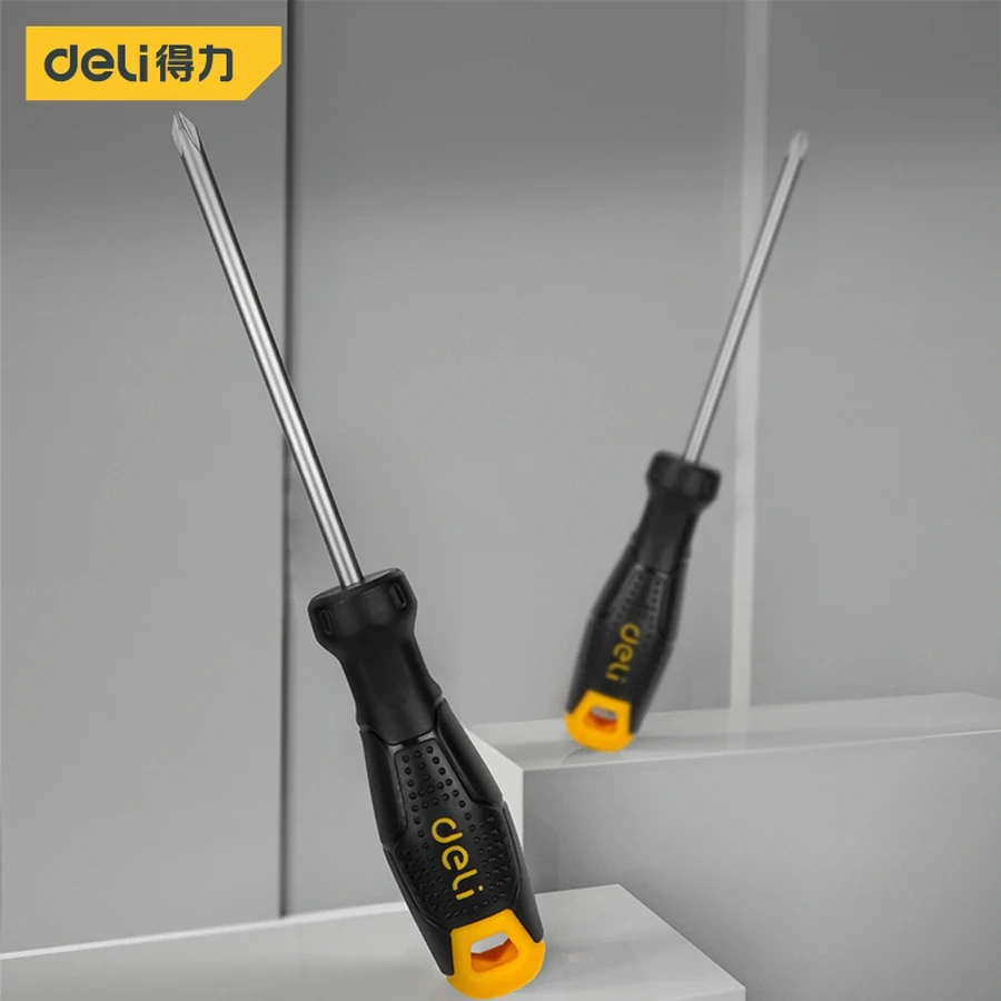 DL625150 Professional Phillips Screwdriver PH1X150mm - Long 150mm Shaft, Certified PH1 Cross Head Tip, Ideal for Deep Fasteners