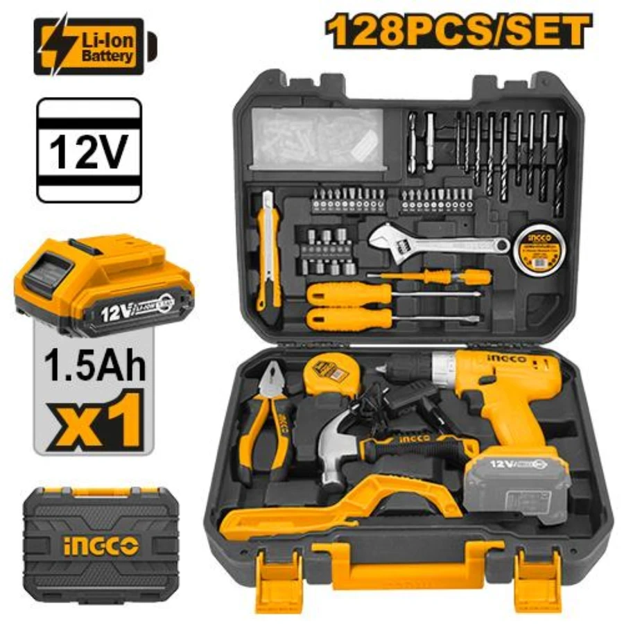 Universal Professional Tool Set | HKTHP11281 | 128-Piece Home & Workshop Kit
