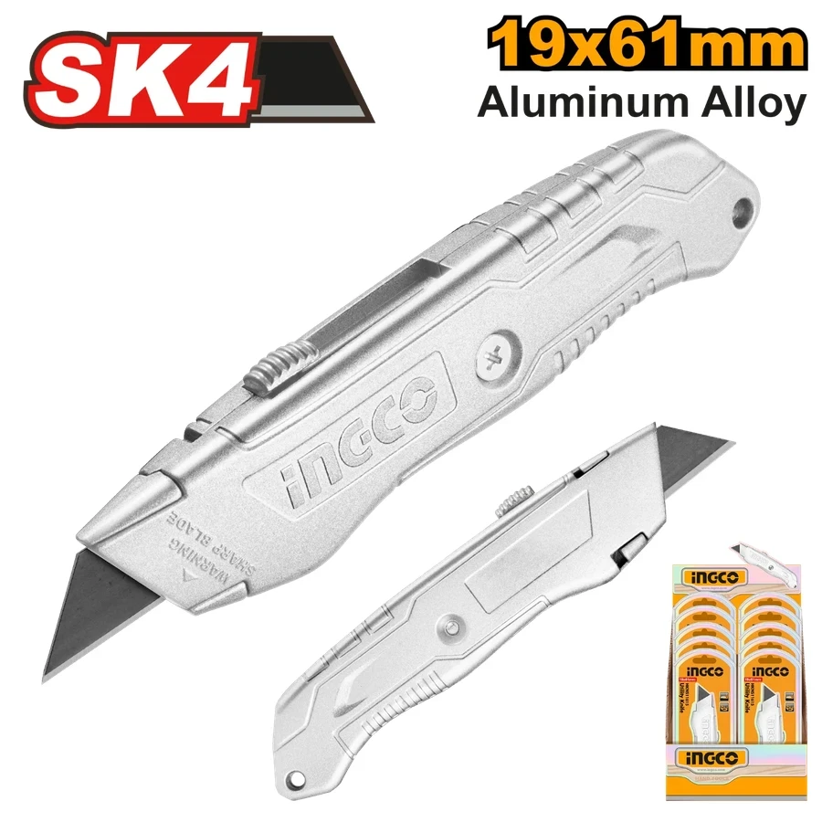 Professional Utility Knife | HKNS11615 | Aluminum Alloy Body | SK4 Blade