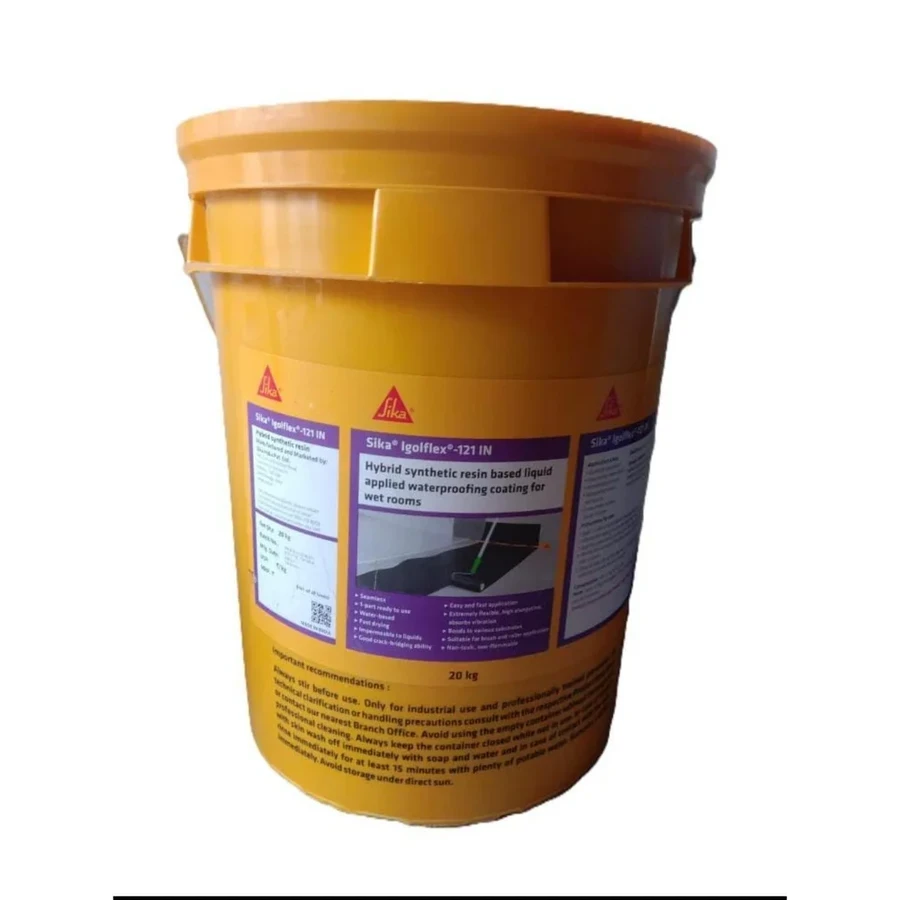 Sika Igolflex Waterproofing Coating 20Kg Igolflex-121 IN | Technical Grade | Grey Liquid Membrane | Waterproof | Bucket