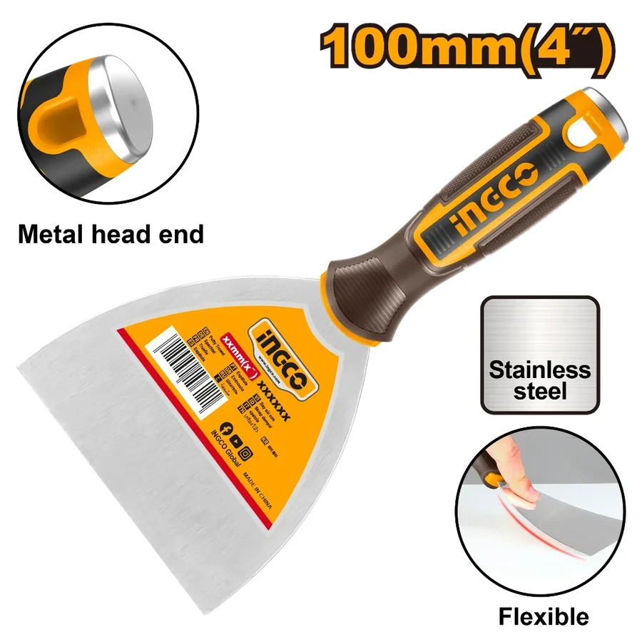 Stainless Steel Putty Trowel | HPUT08100 | 100mm (4") | Professional Series