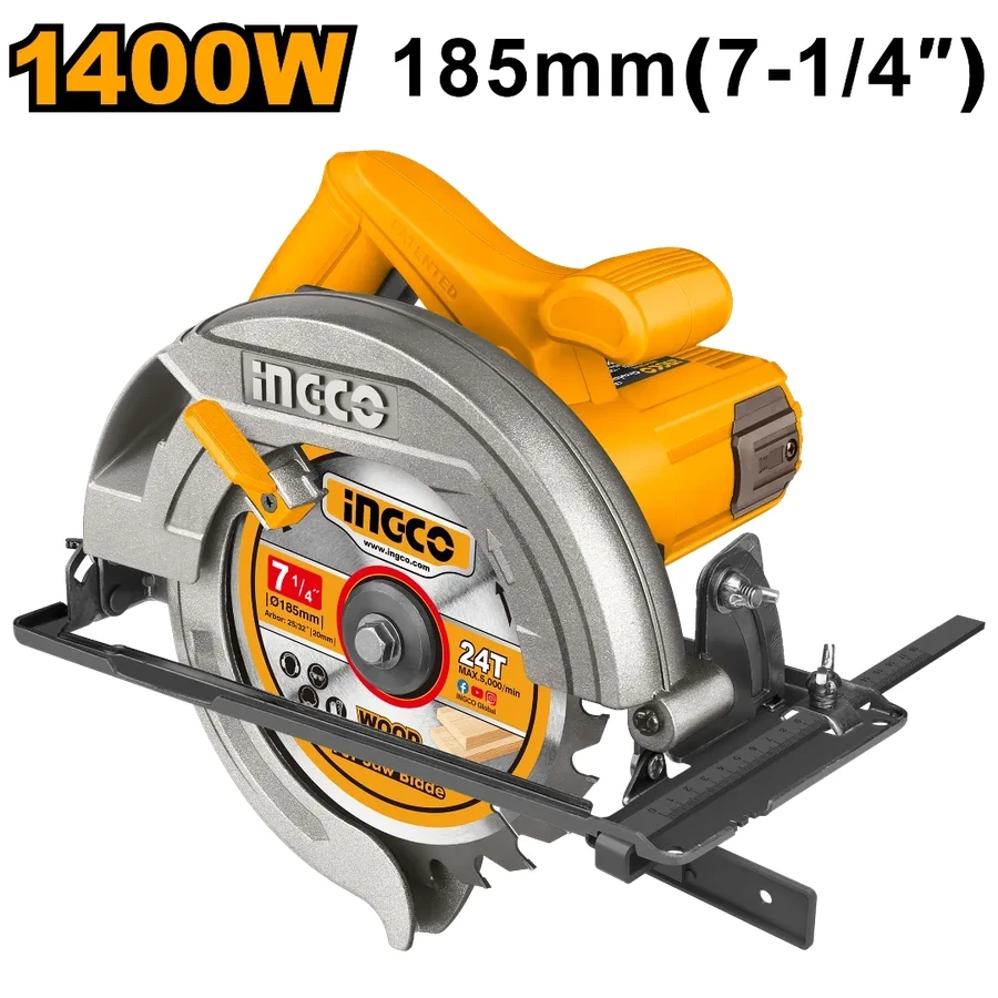 Circular Saw | CS18538 | 1400W | 185mm Professional Woodworking Tool