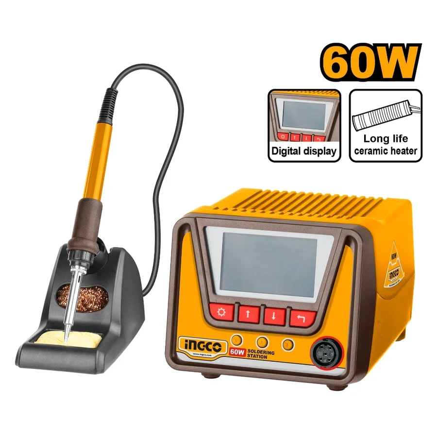 INGCO 60W Digital Precision Soldering Station | 200°C – 500°C | SI016923