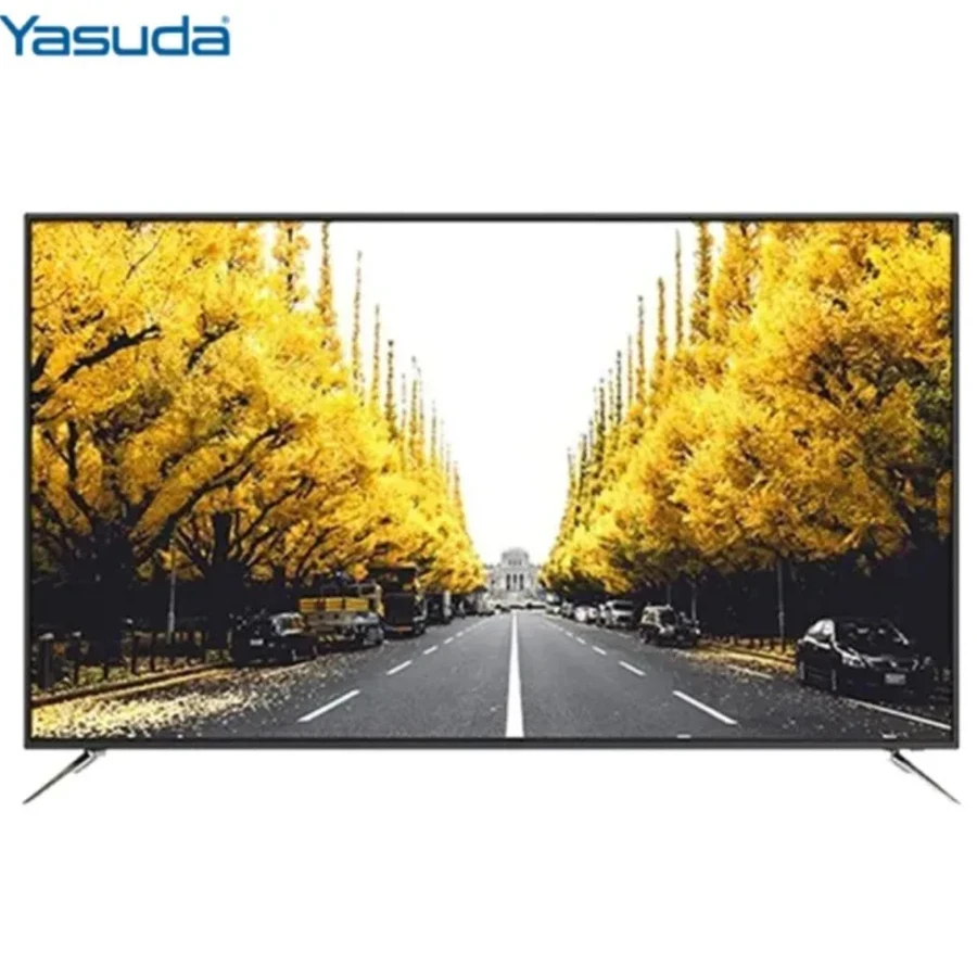 Yasuda YS-32SGS 32 Inch Smart Bezelless TV - Android 9 (2020 Ed.), Inbuilt Wi-Fi, Metal Stand, and HDMI/USB/VGA Ports