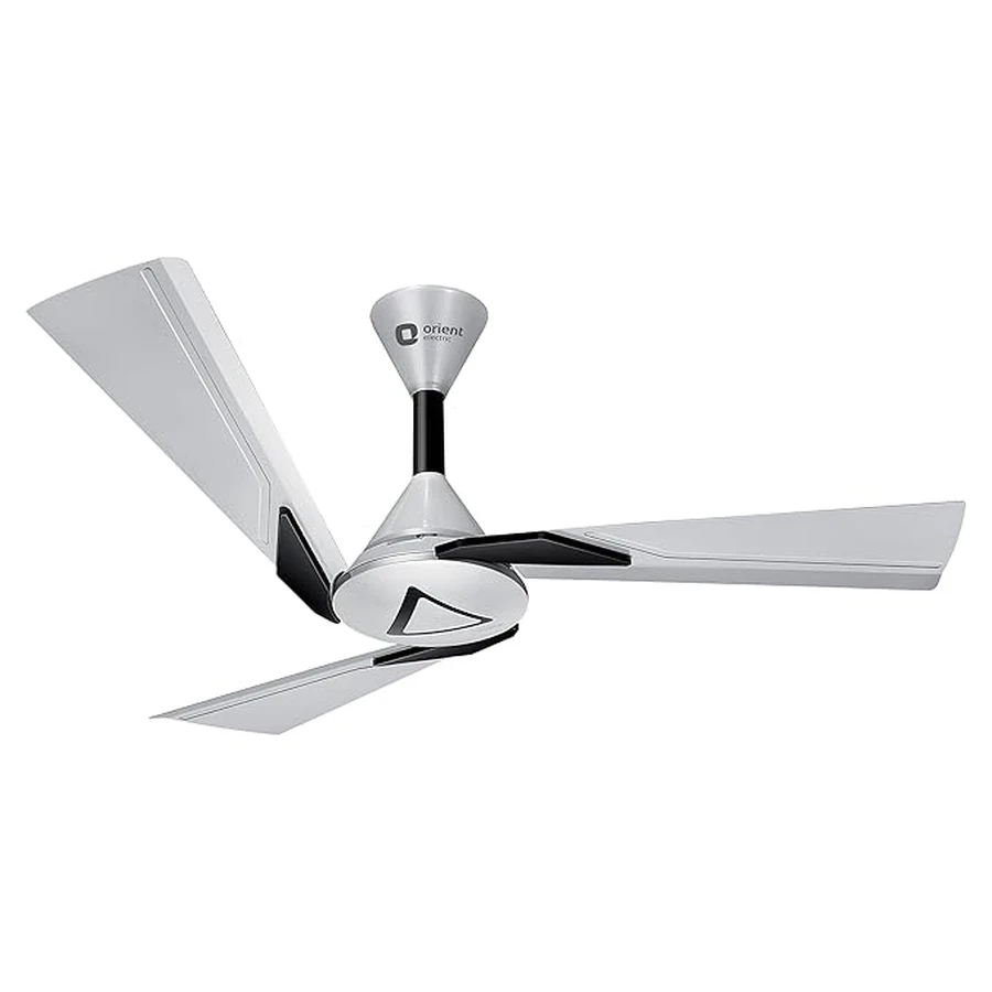 Orient Orina Ceiling Fan 60W | 1200mm Sweep | Touch Control Switch | Oscillating Feature | Pearl White Black & Copper Brown