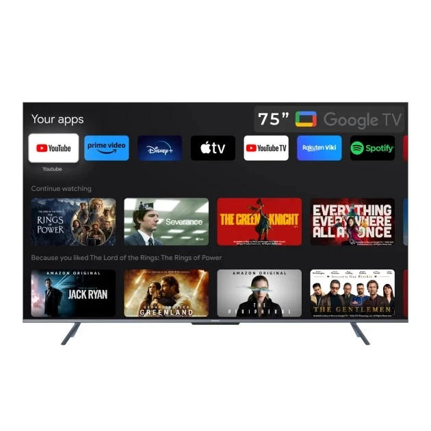 Panasonic 75 Inch 4K UHD Smart LED TV (TH-75MX740N) - Android 11 OS, HDR10, HEXA Chroma Drive, Built-in Voice Assistant, and Wide Viewing Angle