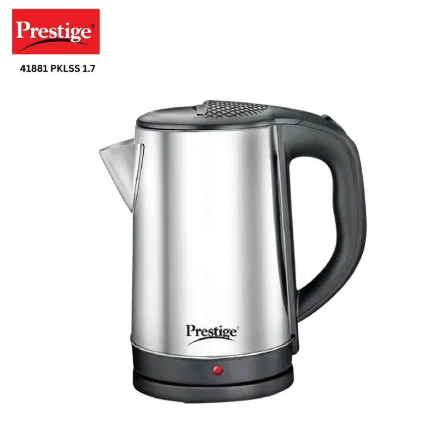 Prestige 41881 PKLSS 1.7 Electric Kettle | 1.7 Litres | 1500W High Power | Stainless Steel Body | Automatic Cut-off | Silver