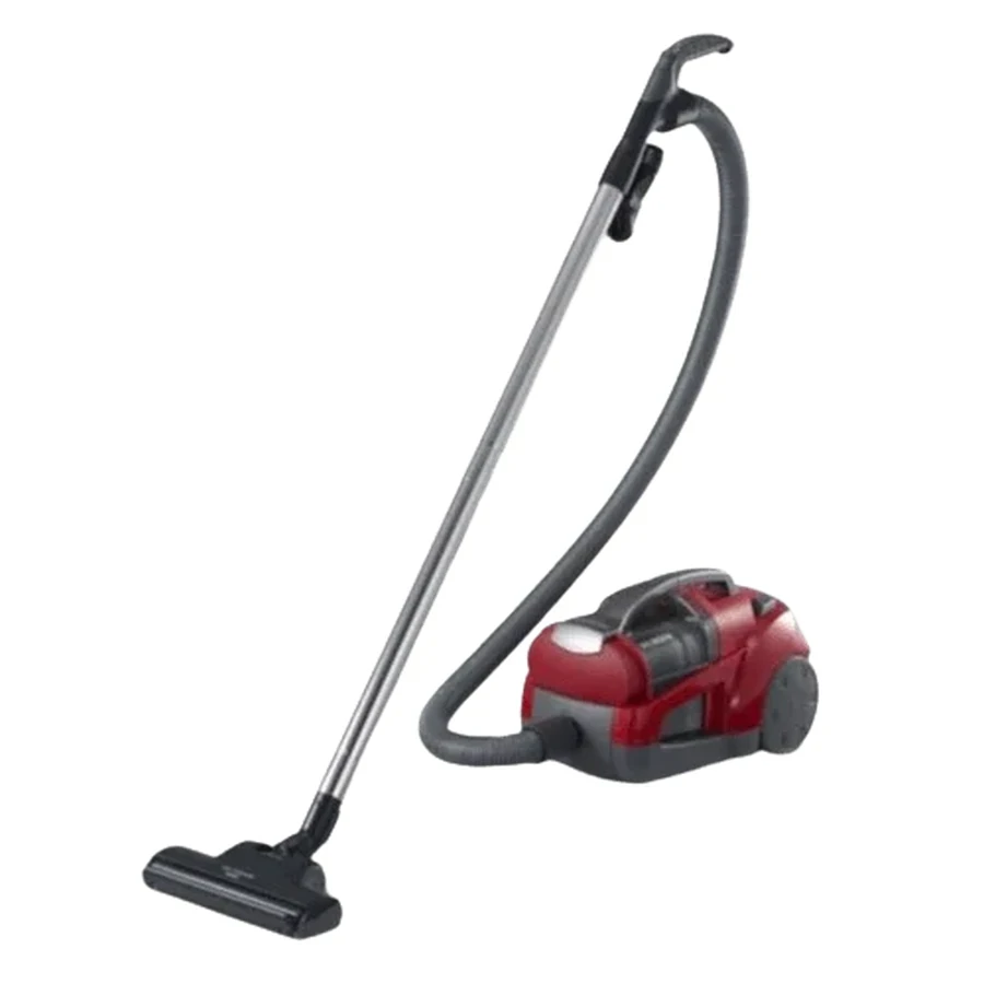 Panasonic MC-CL573R146 1800 Watt Bagless Vacuum Cleaner | Mega Cyclone Technology | Full Capture Nozzle | 5-Layer HEPA Filter | Red
