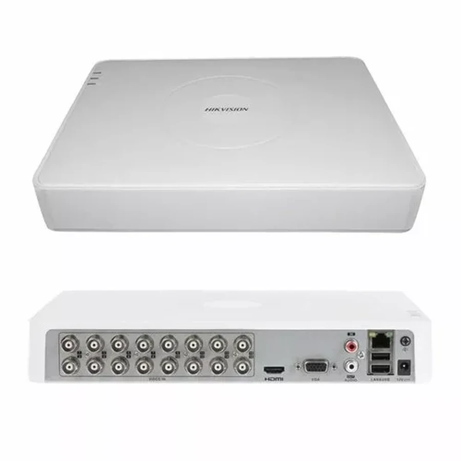 Hikvision 16-Channel Turbo HD DVR | 1080p Lite | H.265 Pro+ Compression | Hybrid 16+2 IP | DS-7116HGHI-K1