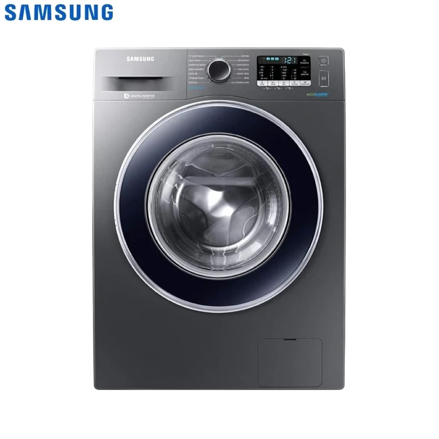 Samsung WW81J54E0BX/TL 8Kg Front Load Washing Machine | Eco Bubble™ | Hygiene Steam Wash | 1400 RPM | Diamond Drum | Smart Check