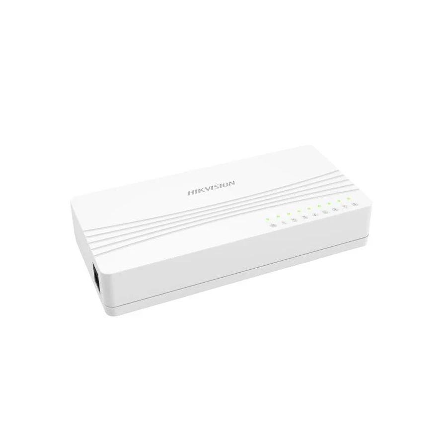 Hikvision DS-3E0105D-E / DS-3E0108D-E Fast Ethernet Desktop Switch | 5 / 8 Port Options | Plug & Play | Unmanaged | Compact ABS Shell
