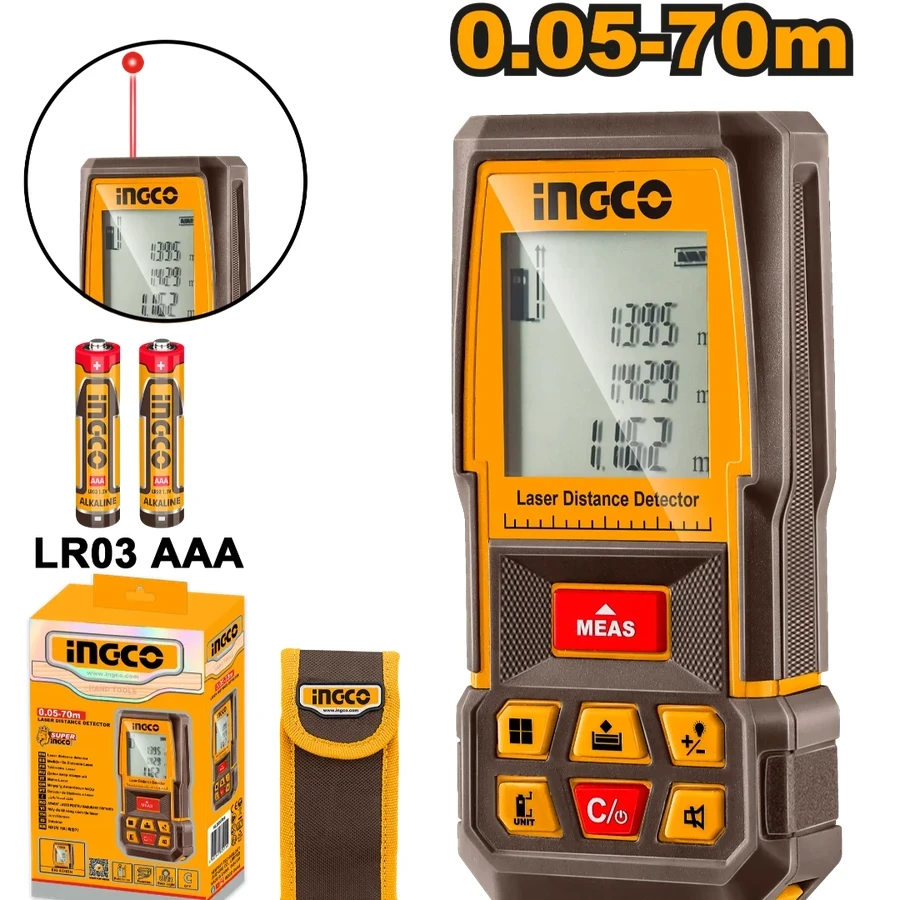 Professional Laser Distance Detector | HLDD0708 | 70m Range | High-Precision Digital Measure