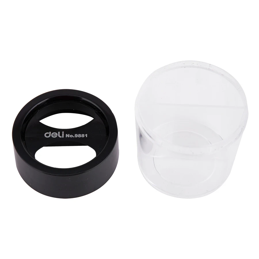 Deli E9881 Clip Dispenser / Standing Container - Good Quality, Easy to Use Desk Organizer for Clips and Small Items