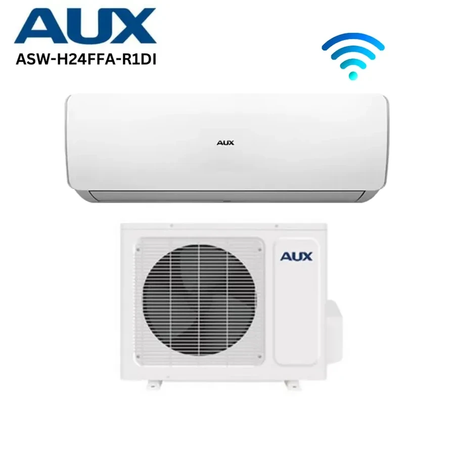 Aux ASW-H24FA-R1 2.0 Ton Split Freedom Series Air Conditioner | WiFi Integrated | 24000 BTU Cooling | 17 SEER | Non-Inverter
