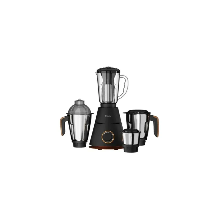 Bajaj Ninja Series Virtue (410595) 4 Jar Mixer Grinder | 750W | 20000 RPM | Leakproof Jars | Overload Protection