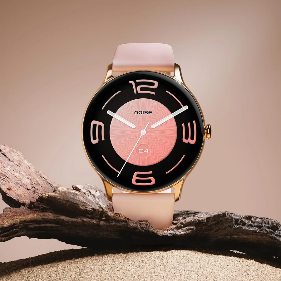 NoiseFit Twist Go | 1.39-inch TFT LCD Display | Single Chip BT Calling | IP68 Water Resistant | 100+ Sports Modes | Available in Jet Black & Rose Pink