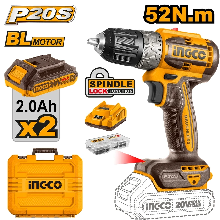 Brushless Cordless Drill | CDLI20453 | 20V Max Performance Kit