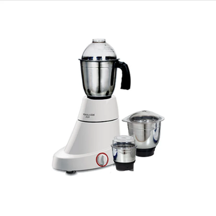 YASUDA RIDER YS-3024 3 Jar Mixer Grinder - 550W Motor, 1.4L SS Jars, 3 Speed Control with Incher (White)