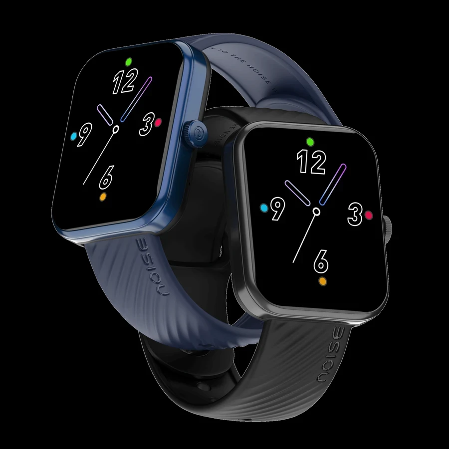 Noise ColorFit Victor | 1.85-inch LCD Display | Bluetooth Calling with Tru Sync | IP68 Water Resistant | 130 Sports Modes | Available in Jet Black, Gray & Navy Blue