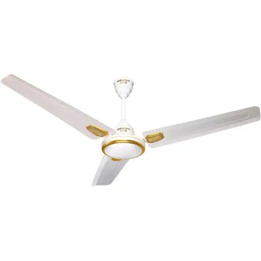 Orient Norwester Decor Ceiling Fan 48-Inch | 48W Energy Efficient | 320 RPM High-Performance Motor | White & Brown