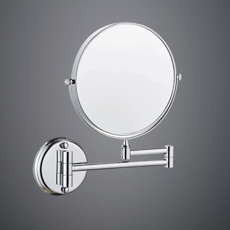 TOYO 9502 Magnifying Mirror - 8 Inch Diameter with Heavy Duty Brass Frame and Stable Stand