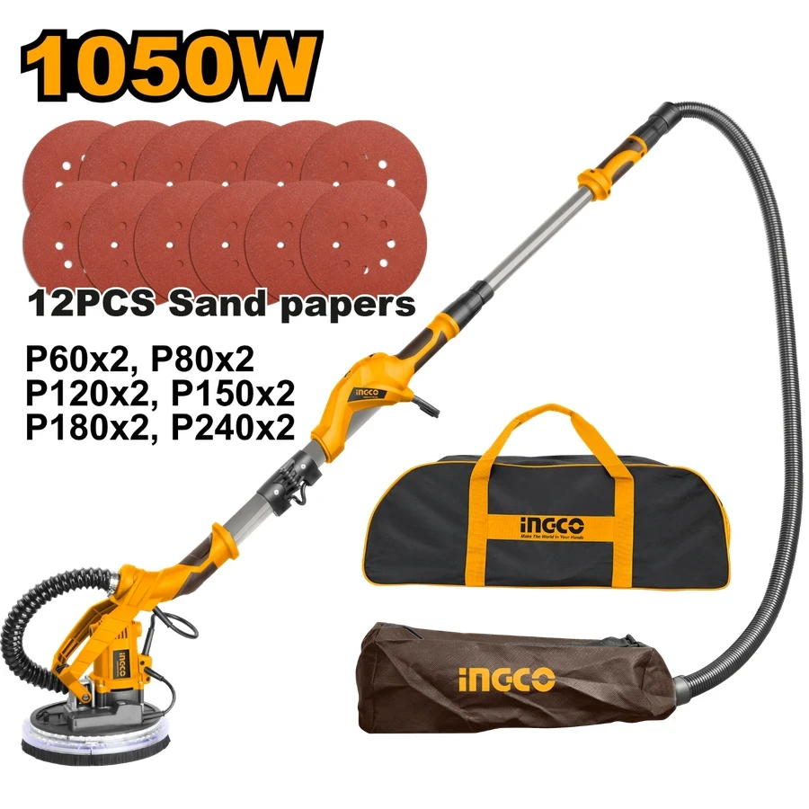 Drywall Sander | DWS10501 | 1050W | Heavy-Duty Telescopic Finishing System