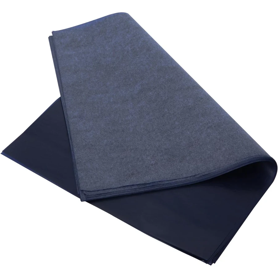 DELI E39834 A4 Carbon Paper (Blue, 100 Sheets) - Quick and Easy Handwriting Transfer for Multi-Page Documents