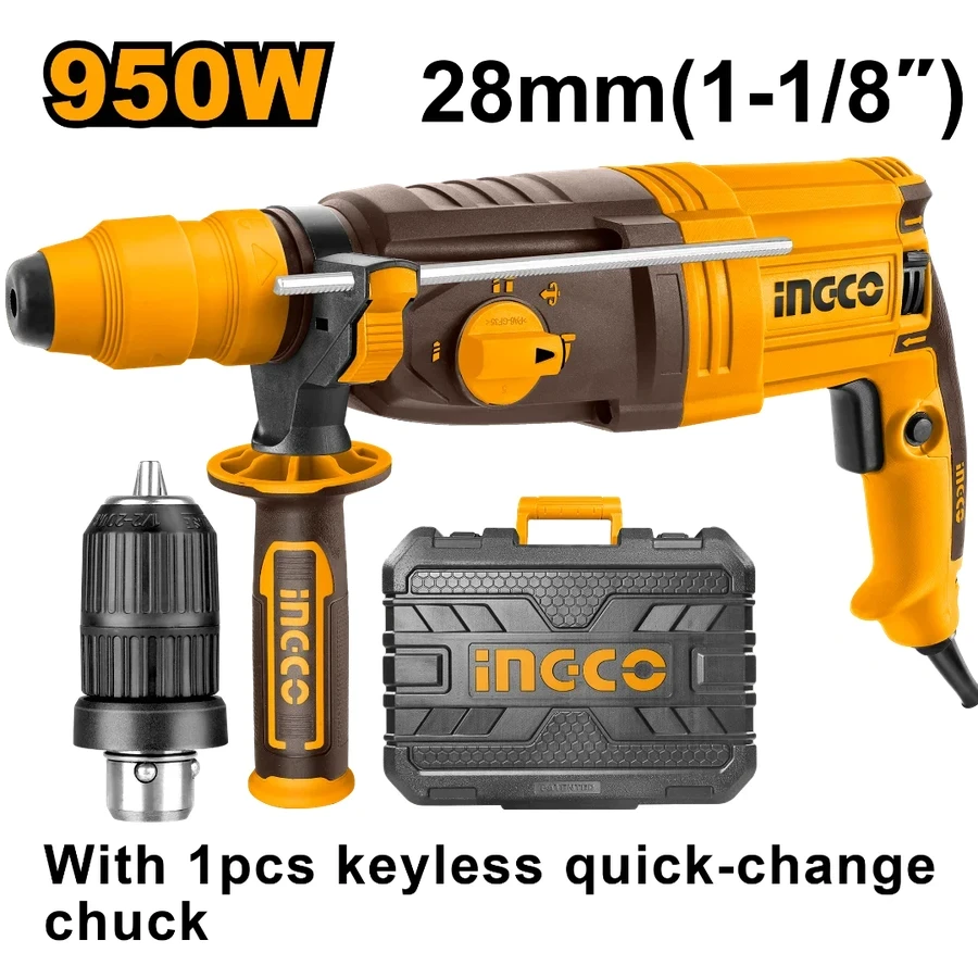 Rotary Hammer | RGH9528-2 | 950W | Dual-Chuck Industrial Multi-System