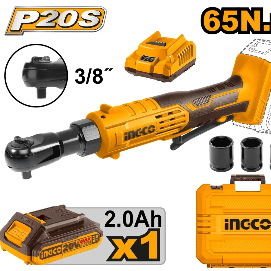 Cordless Drive Ratchet | CDRLI2060152 | 20V Max | 65Nm High-Torque Kit