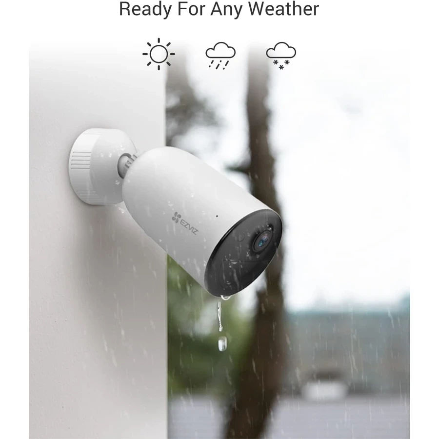 EZVIZ CB3 1080P Wire-Free Outdoor Camera - 5200mAh Battery, Smart AI Detection, Color Night Vision, H.265 (CS-CB3)