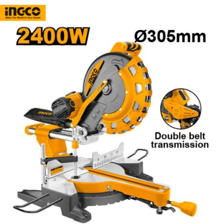 Sliding Mitre Saw | BM2S24007 | 2400W | Heavy-Duty 12-Inch Industrial Cutting System