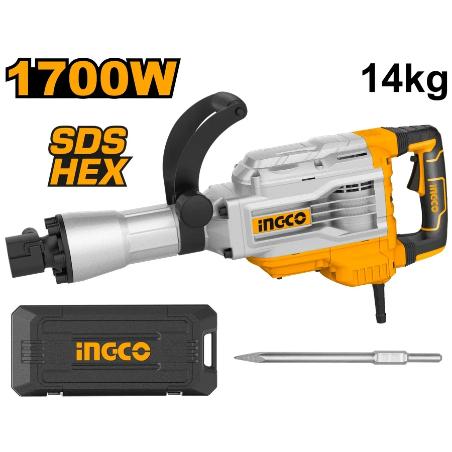 Demolition Breaker | PDB17026 | 1700W | 14kg Industrial Grade Jackhammer