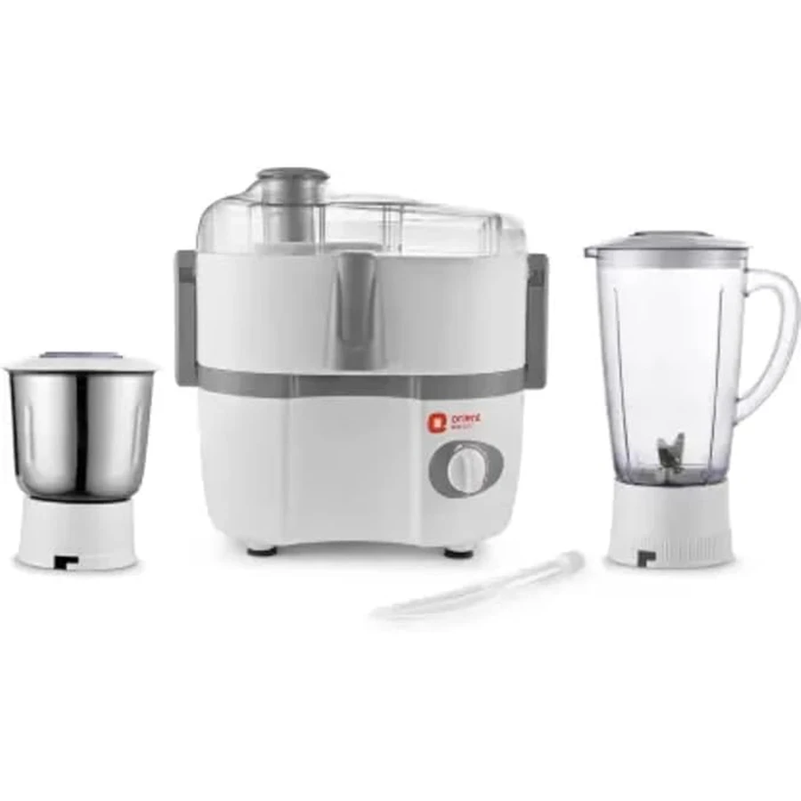 Orient Aisha 450W Juicer Mixer Grinder | Powerful Balanced Coil Motor | Stainless Steel Sieve