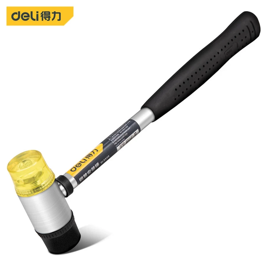 DL5335 Professional Installation Hammer 35mm - Non-Marring Dual Soft Faces, Dead-Blow Design (Inferred), Essential for Precision Assembly and Tapping