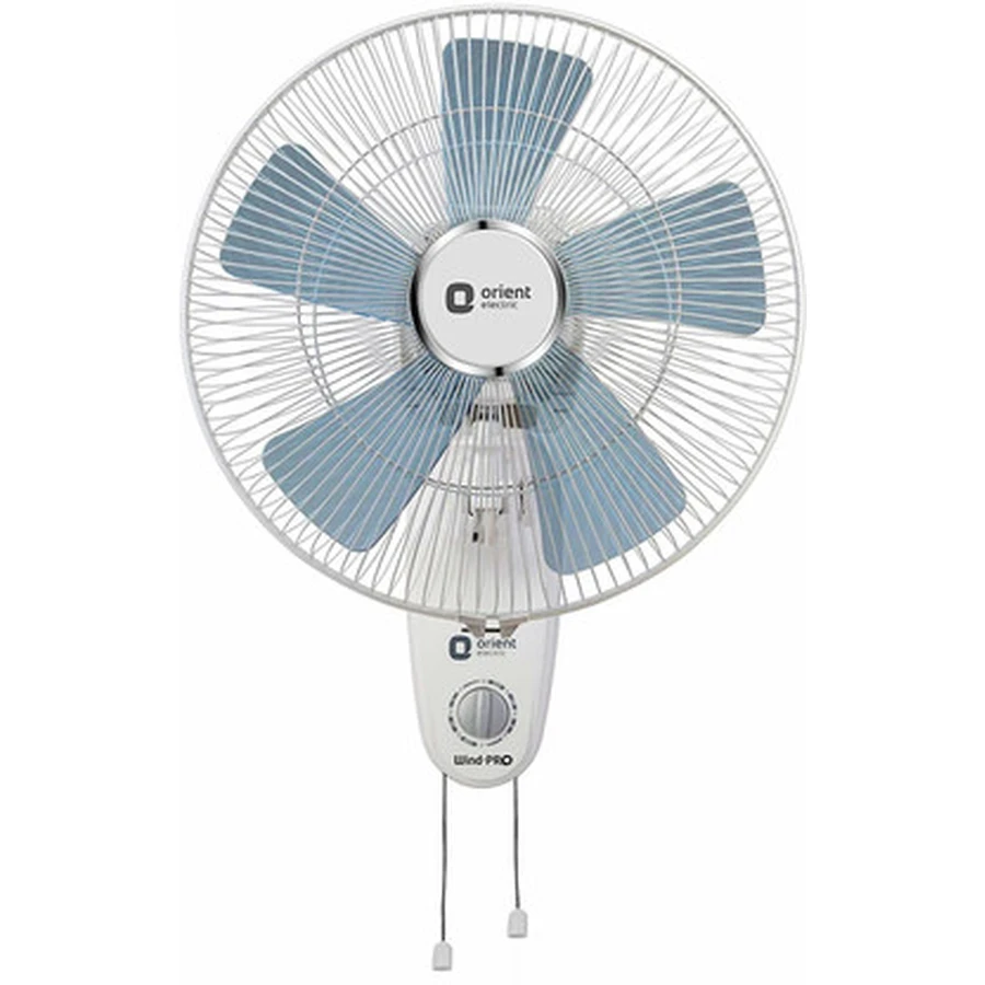 Orient Wind Pro Wall 80 Fan 16-inch | 85W High-Power Motor | 3-Speed Settings | High-Velocity Air Delivery | White