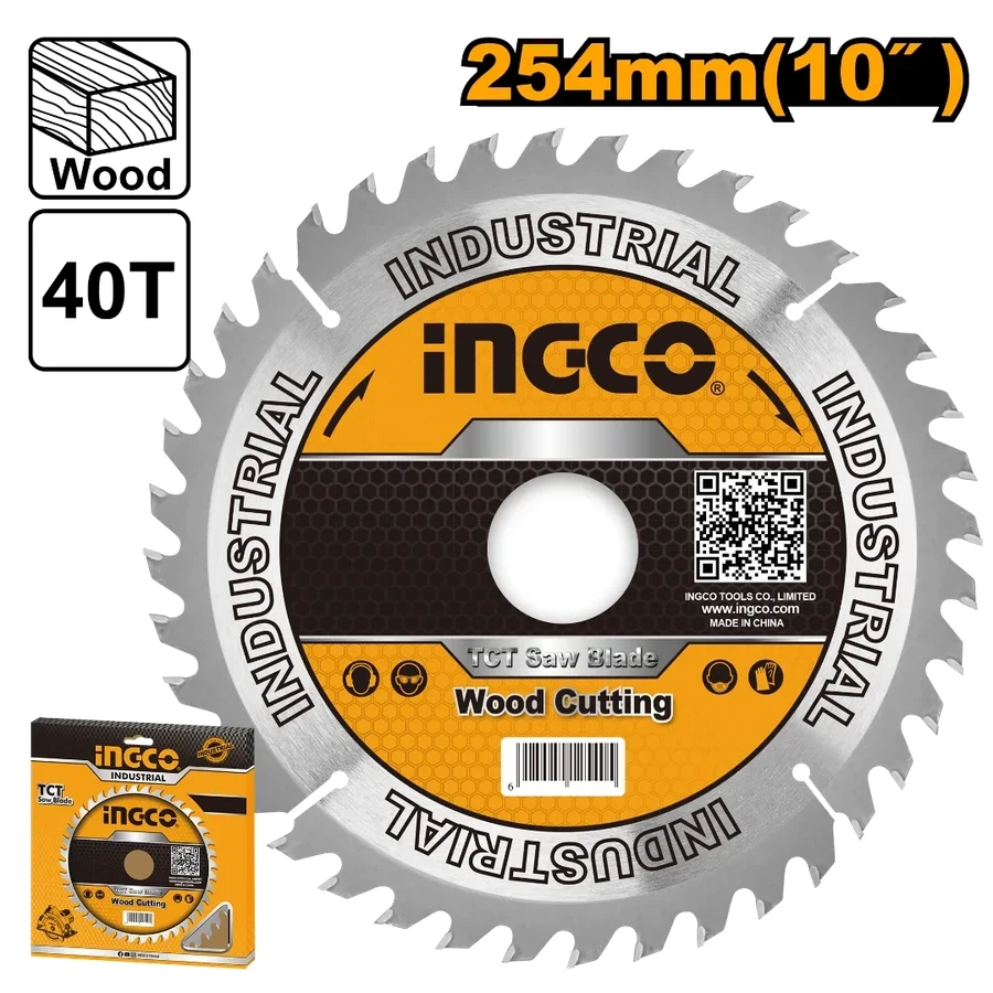 TCT Saw Blade for Wood | TSB125425 | 254mm (10") 40T Universal Table Saw Blade