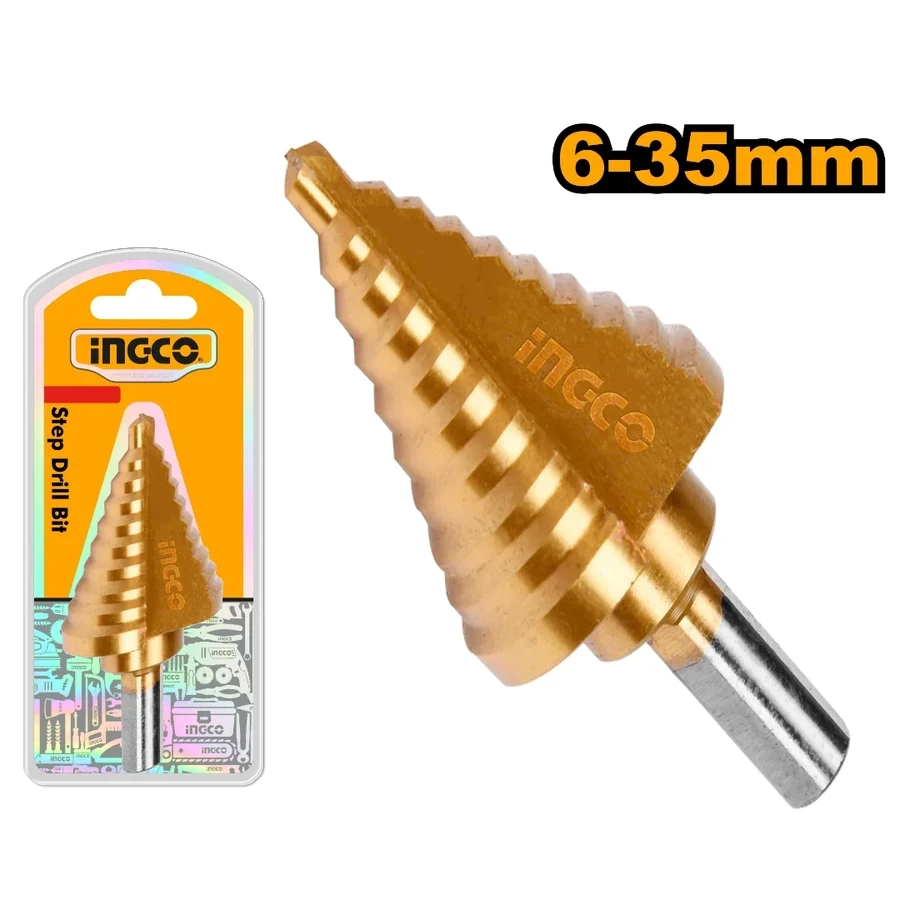 Step Drill Bit | AKSDS63503 | 6mm - 35mm Professional Graduated Cutter