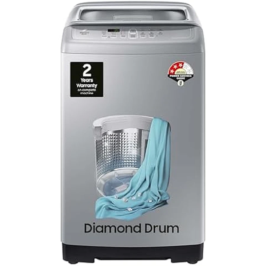 Panasonic NA-F70C2CNP 7.0 Kg Automatic Top Load Washing Machine | Front Panel Control | Stainless Steel Drum | Inox Grey