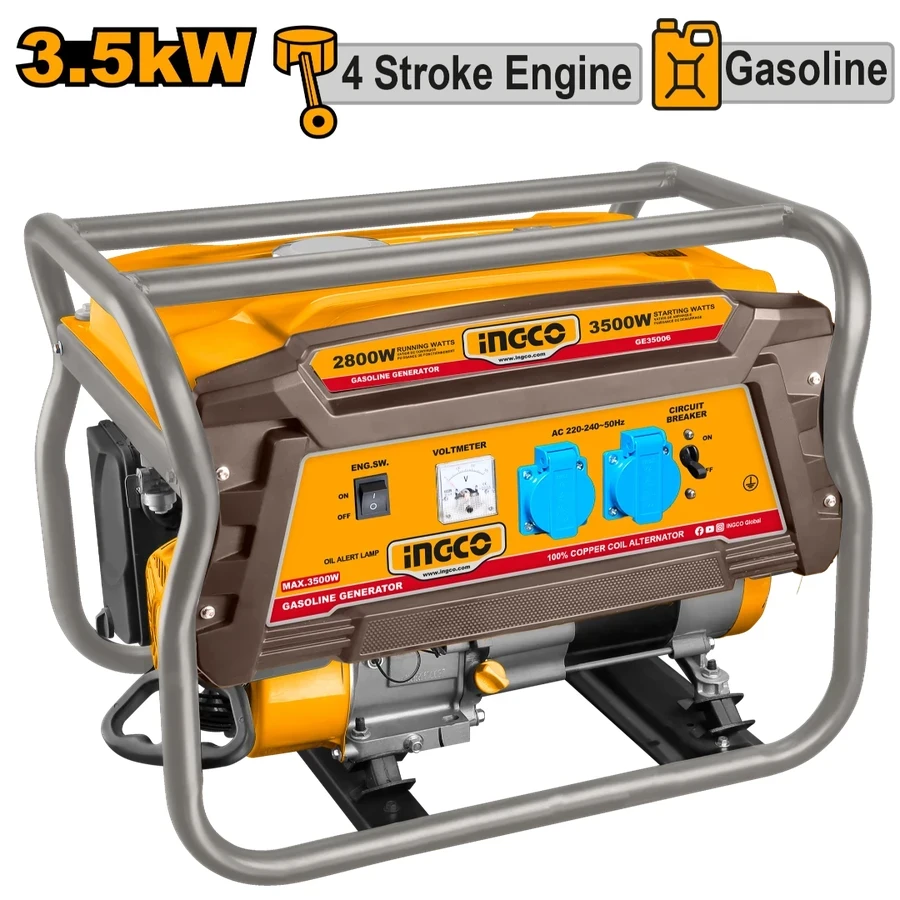 Professional High-Performance Gasoline Generator | GE35006 | 3.5kW Copper Series