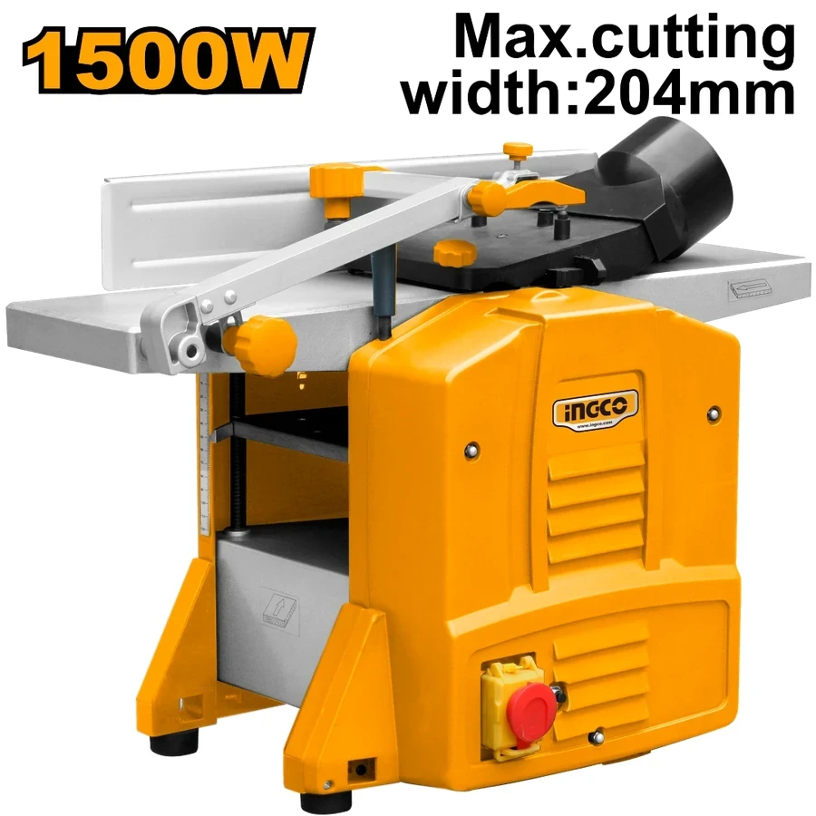 INGCO 1500W Professional Wood Jointer & Planer | 2-in-1 Combo | JAP15001