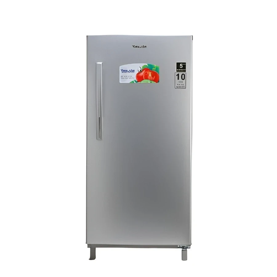 Yasuda YHDC180/200SHN Single Door Refrigerator | 180L & 200L Brushline Silver | A++ Energy Saving | Toughened Glass
