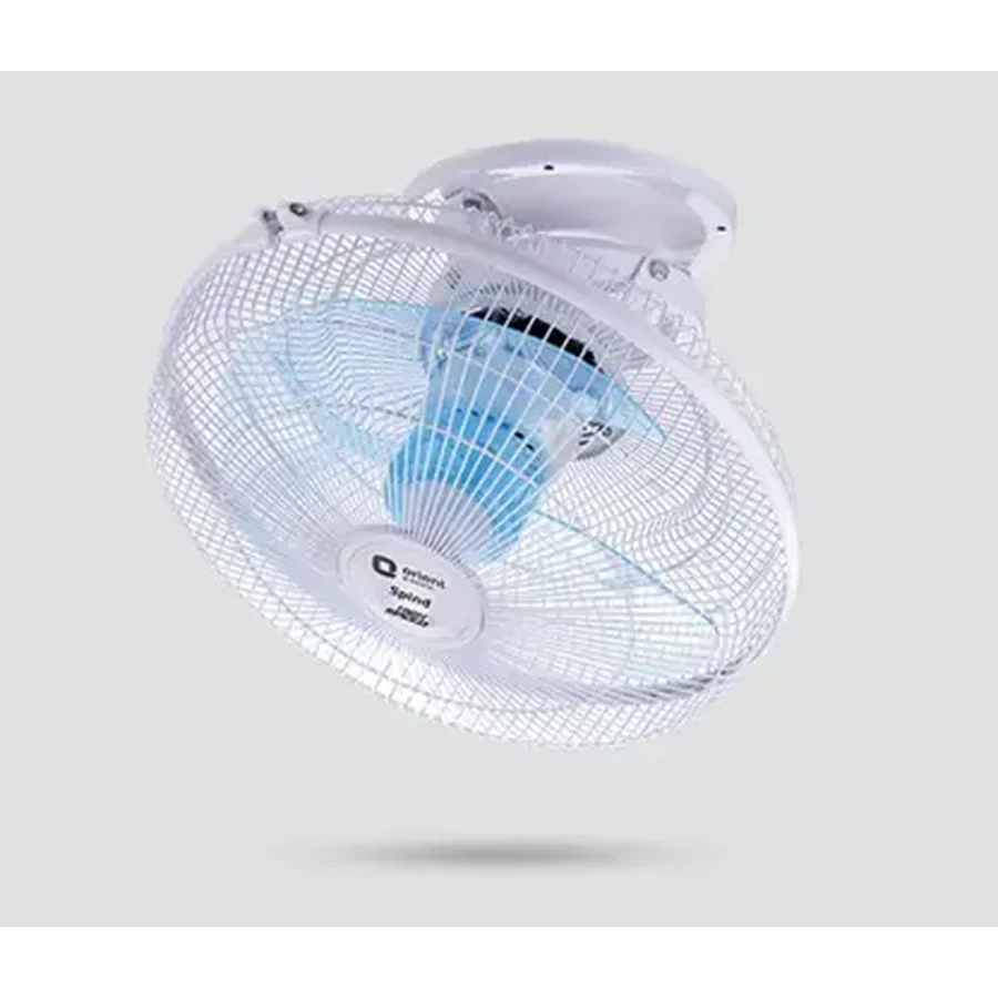 Orient Spind High-Speed Cabin Fan 300mm | 90W | 2000 RPM | Reversible Rotation | White & Blue