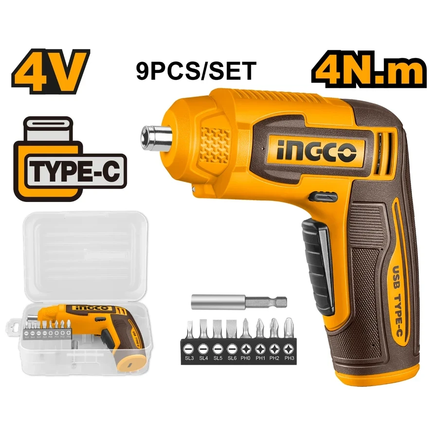 Cordless Screwdriver | CSDLI0458 | 4V Max | Compact Precision Driver