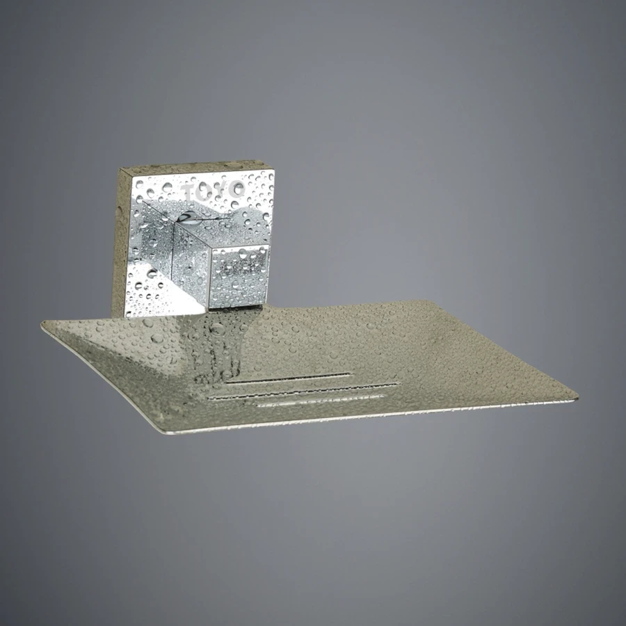 TOYO 11206 Wall-Mounted Soap Dish - 56 Grade Full Brass, Die-Forged, High Grade Chrome Finish