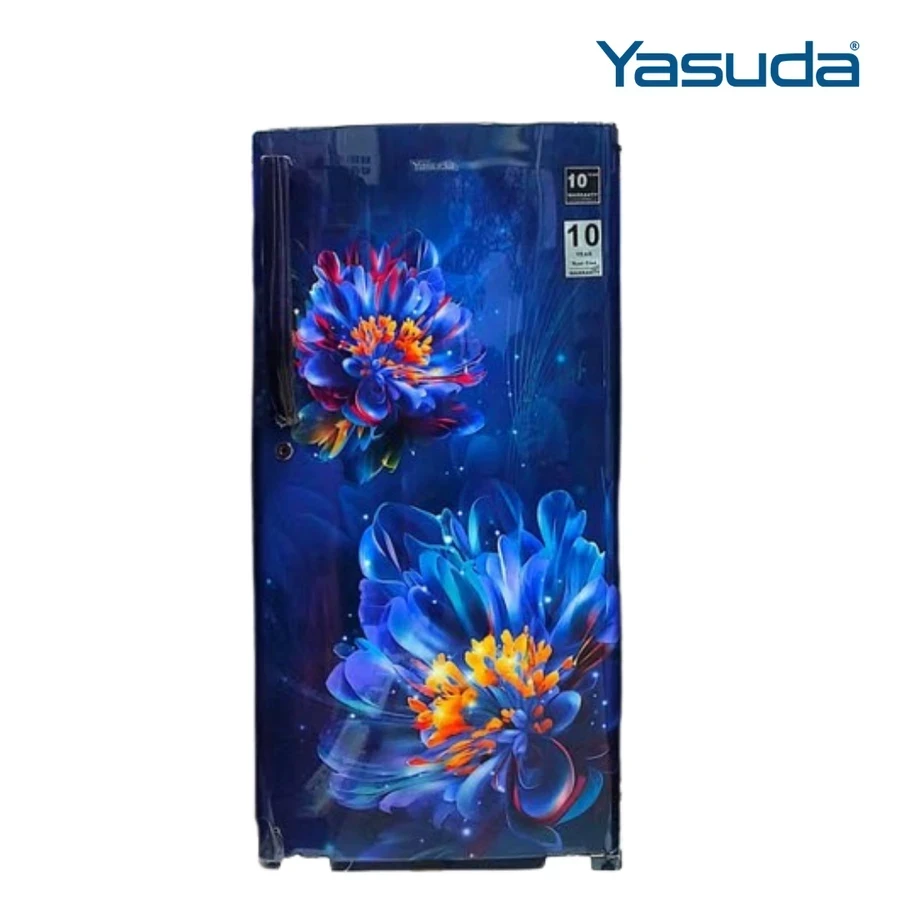 Yasuda 190 Litre Single Door Refrigerator | YSGS190RTF/BTF A++ Energy Saving | Toughened Glass