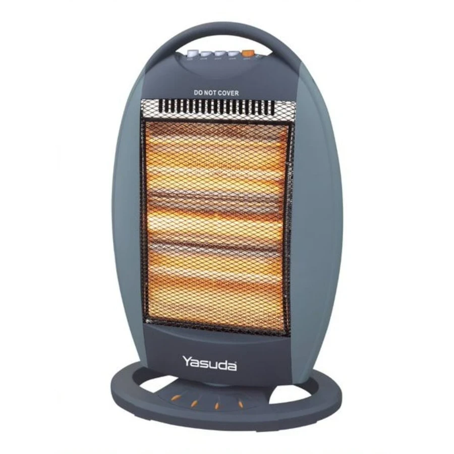 Yasuda YS-14CS Halogen Rod Heater (400W/800W/1200W) - 3 Power Sets, Energy Efficient for Home and Office Heating