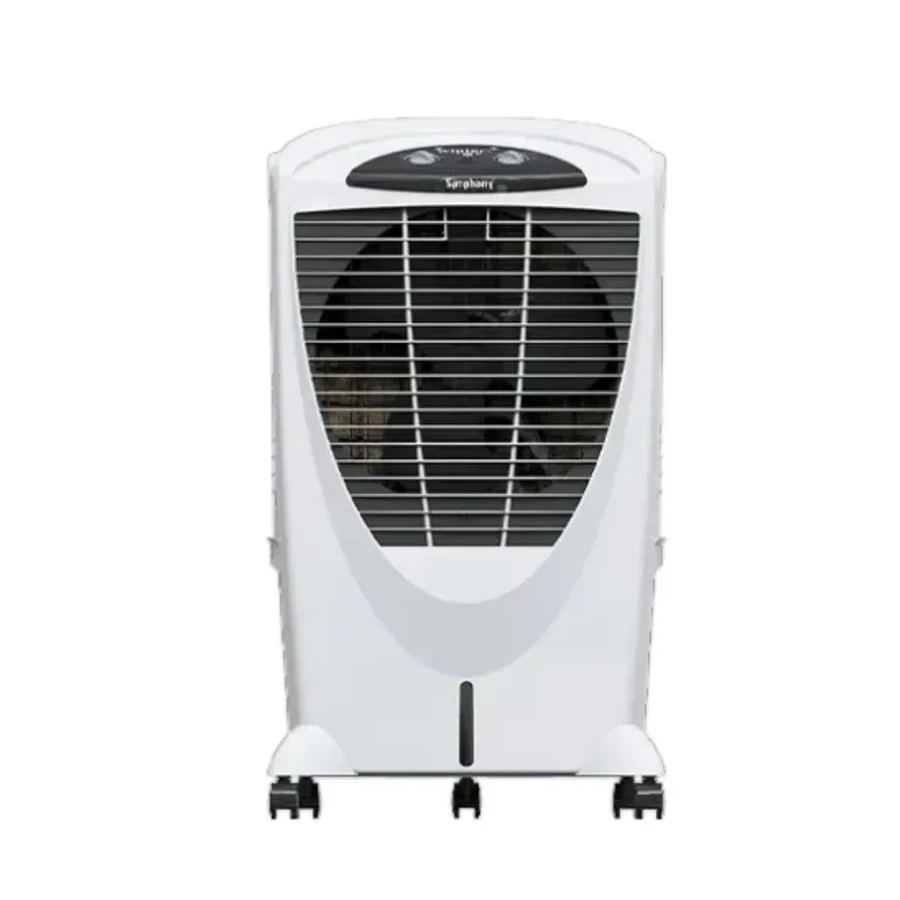 Symphony Winter XL Desert Air Cooler | 56L Large Tank | 4-Side Honeycomb Pads | 190W Low Power