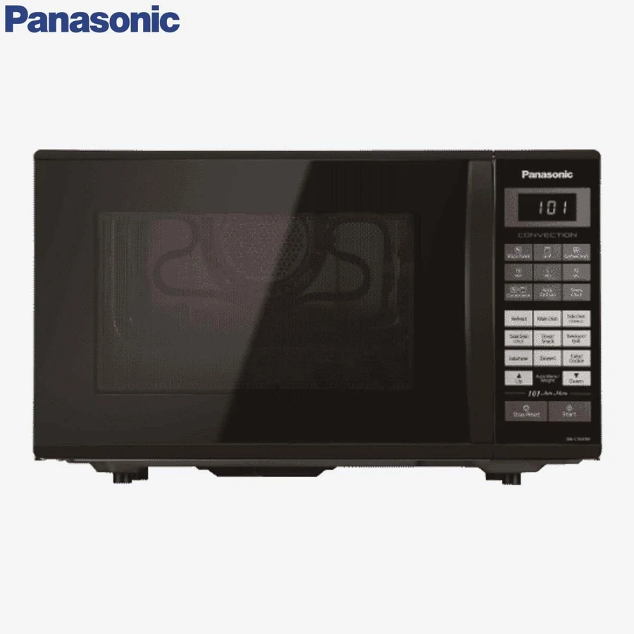 Panasonic NN-CT645BFDG 27 Litre Convection Oven | Twin Turbo Cooking | Stainless Steel Cavity | Micro, Grill & Convection Modes | Black Finish